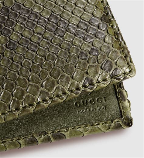 gucci mens python wallet|Gucci men's wallet outlet.